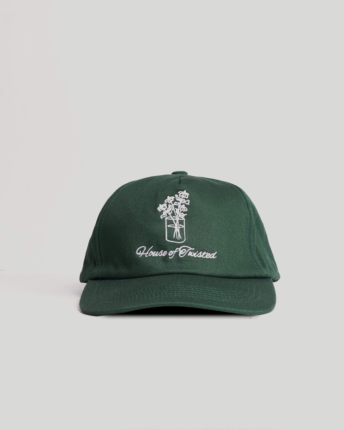 Minimalist Cap - Pine/White