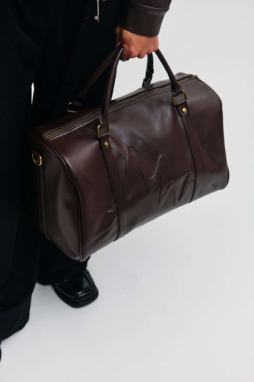 721 Vegan Leather Overnight Bag - Coffee