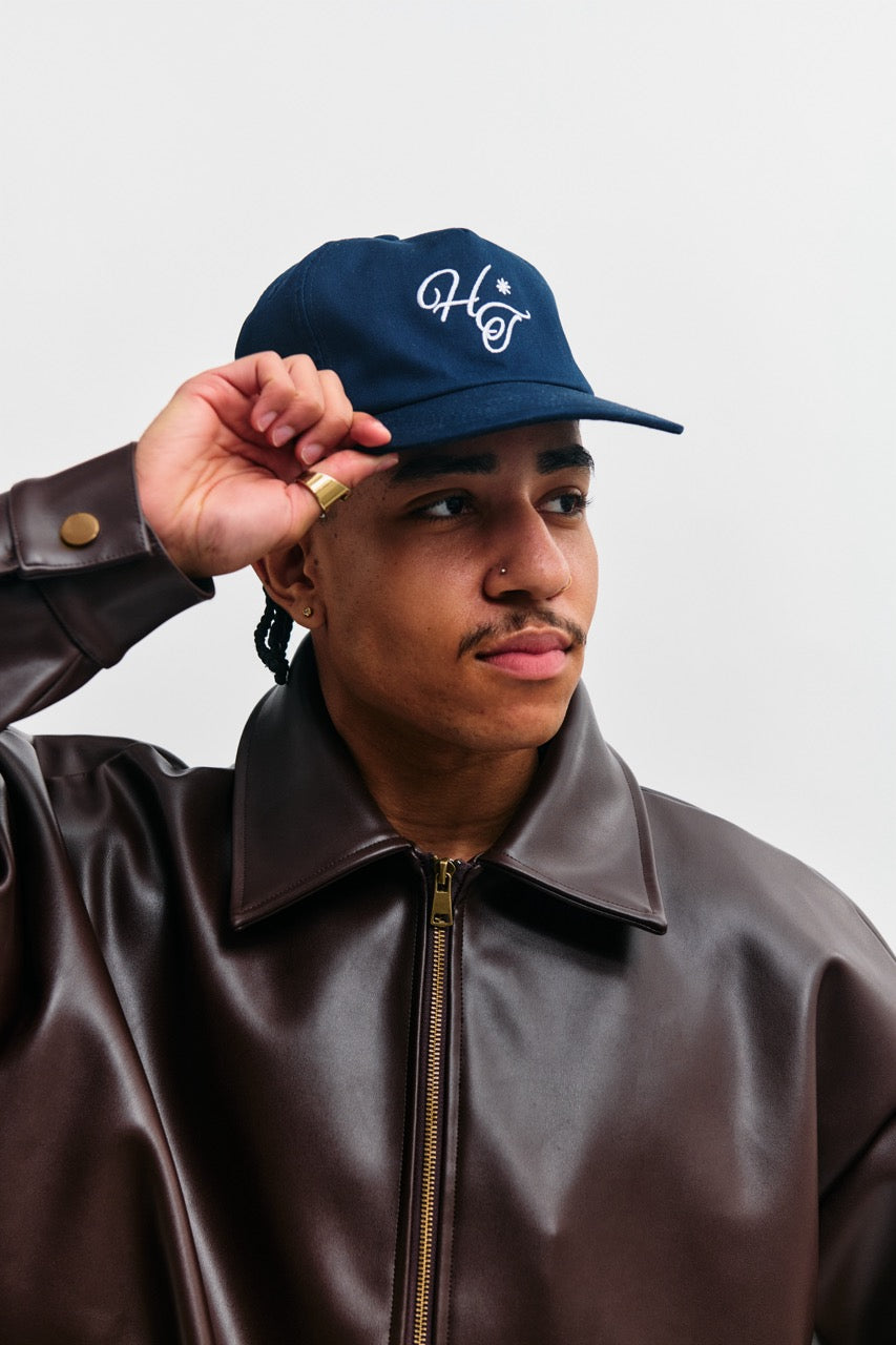 Monogram Cap - Navy