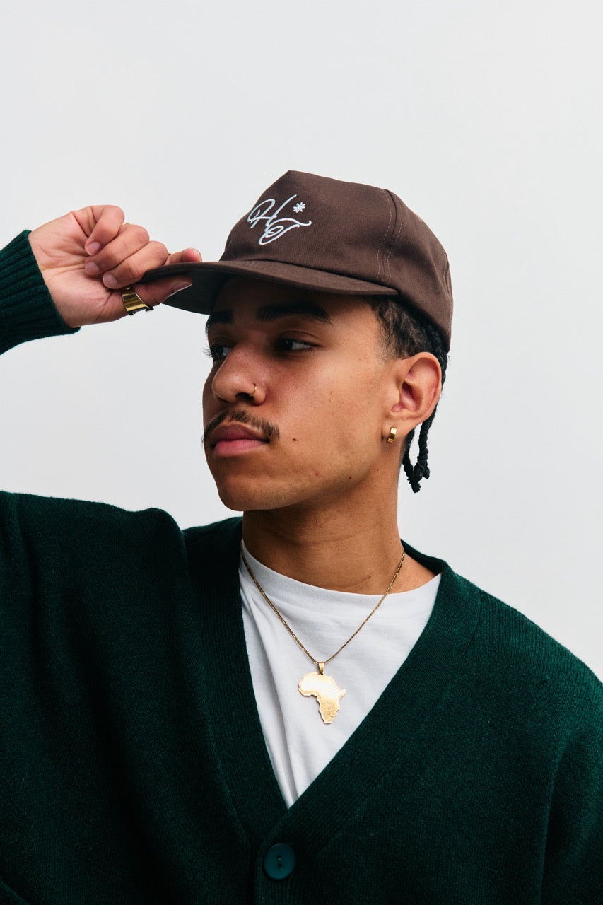 Monogram Cap - Coffee
