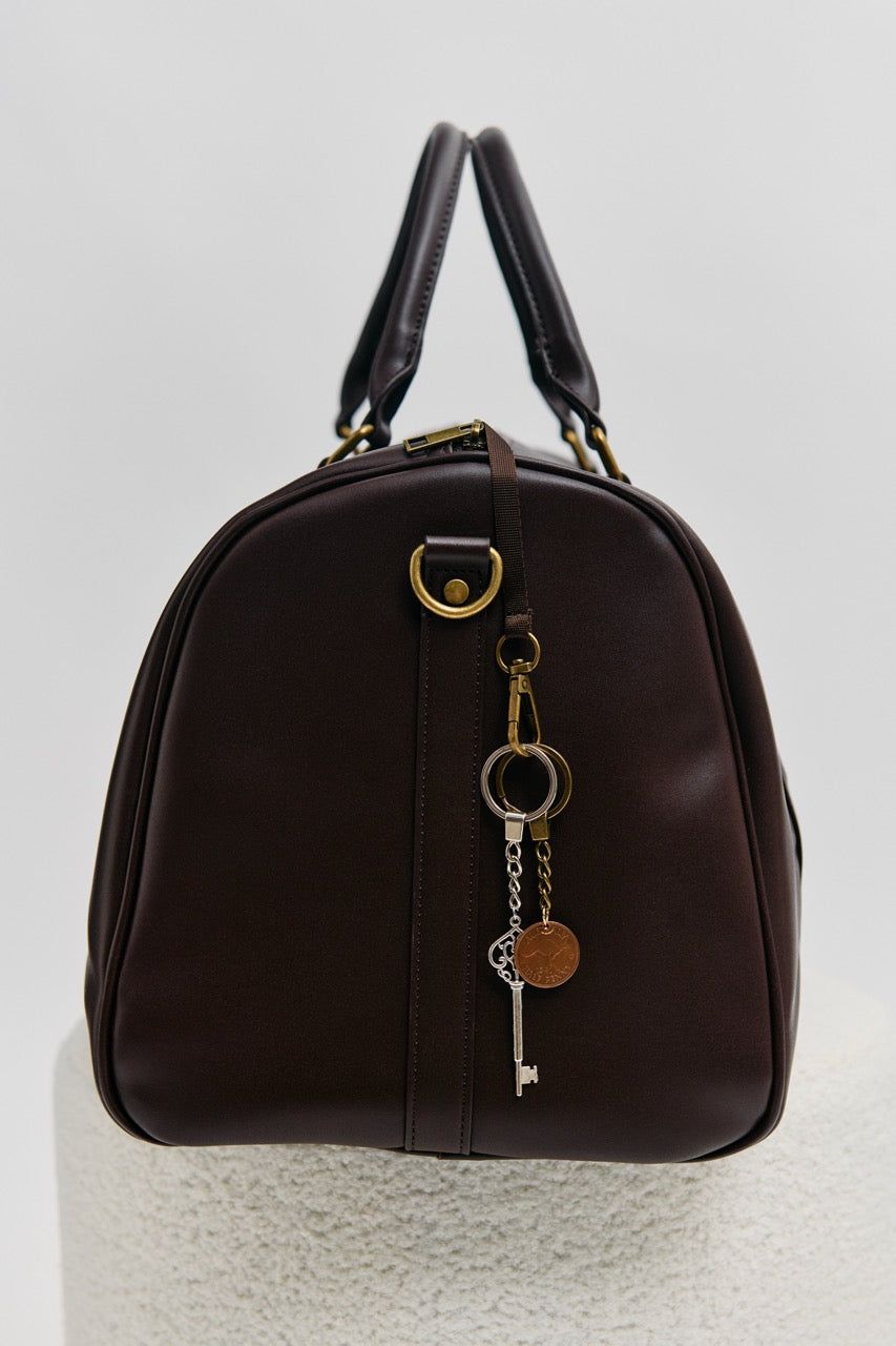 721 Vegan Leather Overnight Bag - Coffee
