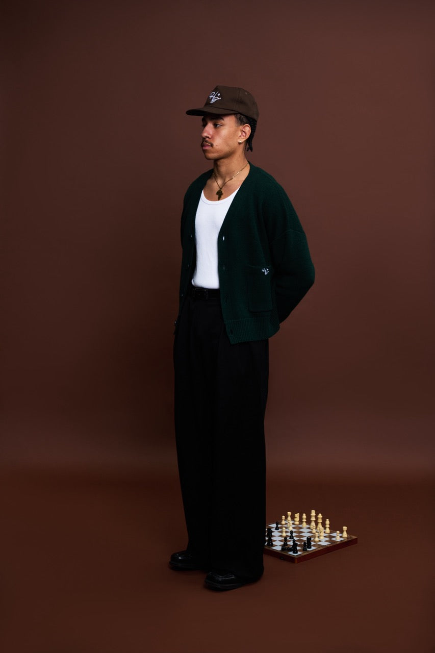 Monogram Cap - Coffee