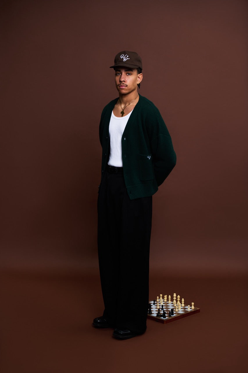 Monogram Cap - Coffee