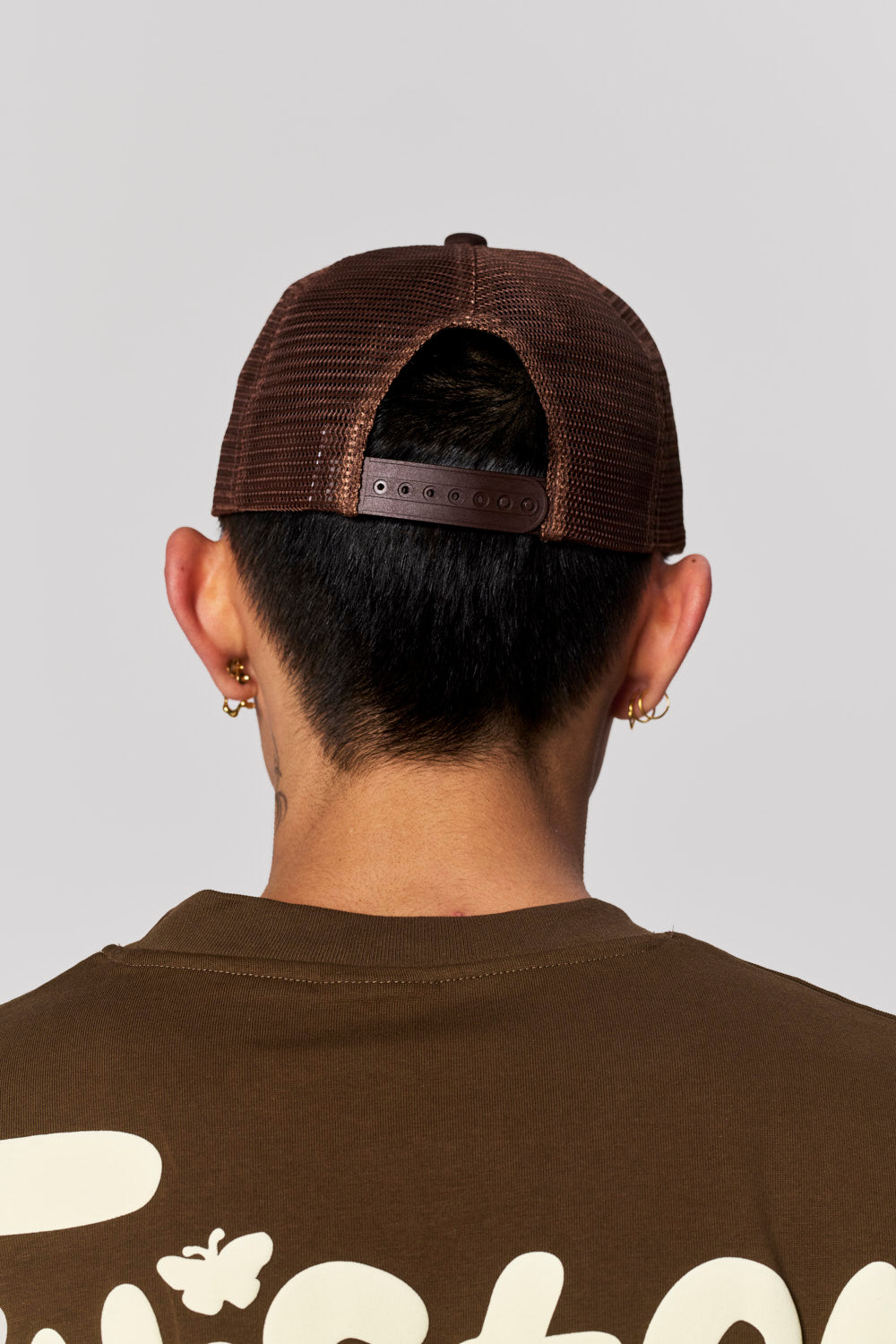 Basquiat Heart Trucker - Brown/White