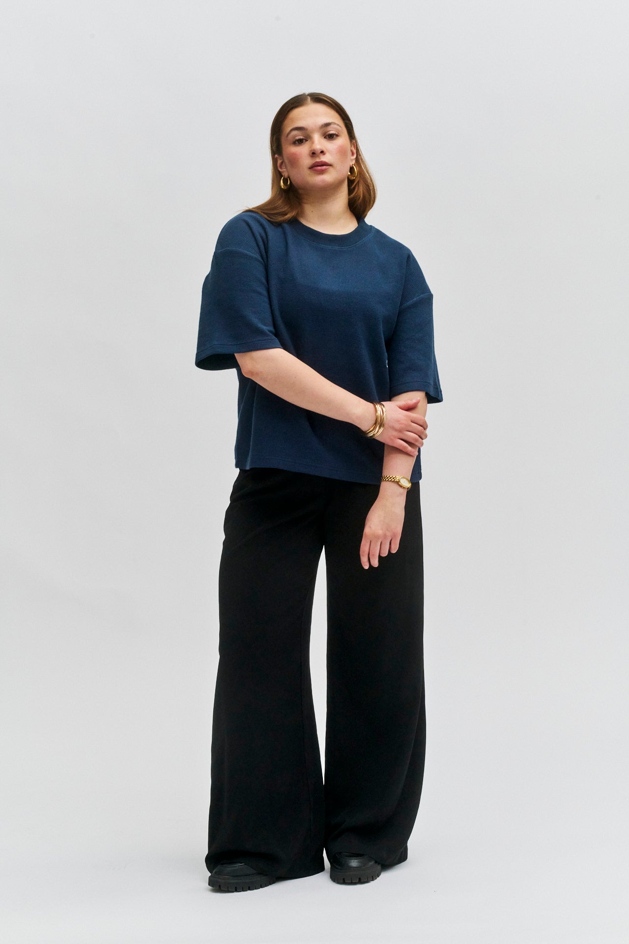 Textured Tee 2.0 - Classic Blue