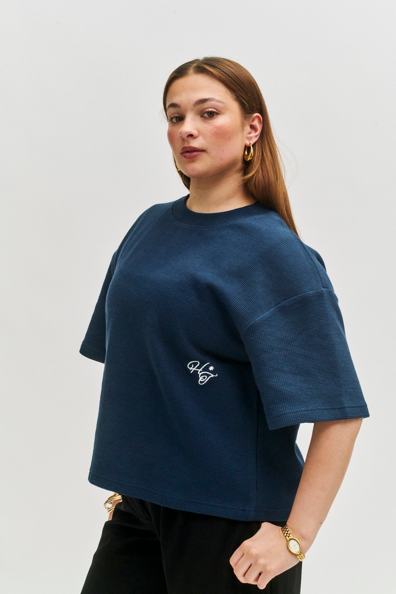 Textured Tee 2.0 - Classic Blue