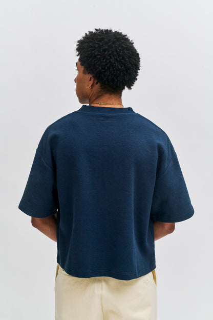 Textured Tee 2.0 - Classic Blue