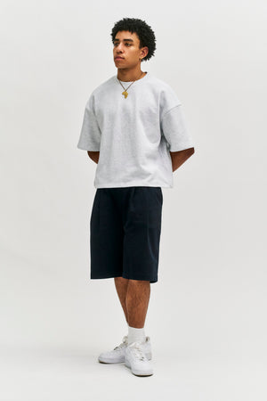Monogram Heavy Tee - Snow Marle