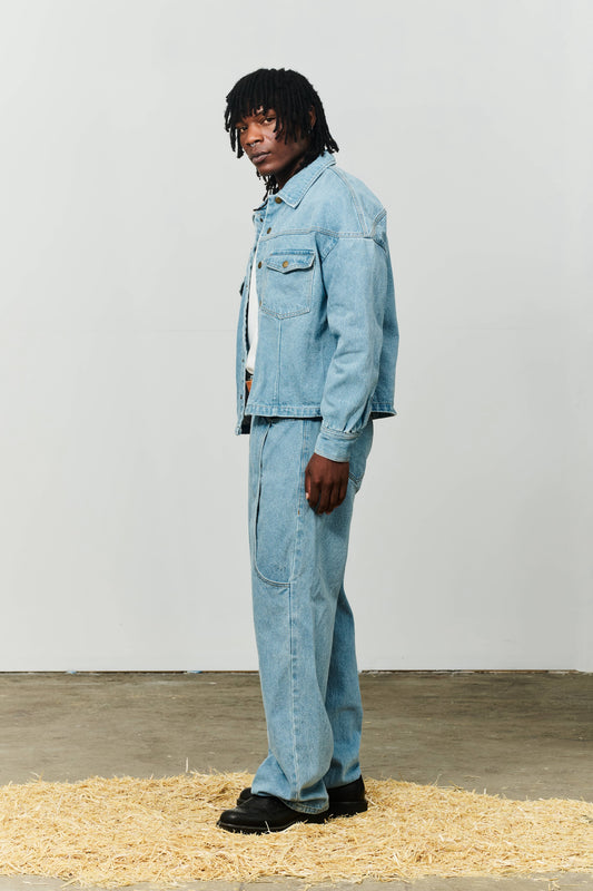 West Denim Jacket - Vintage Blue