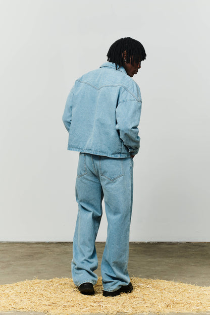 West Denim Jacket - Vintage Blue