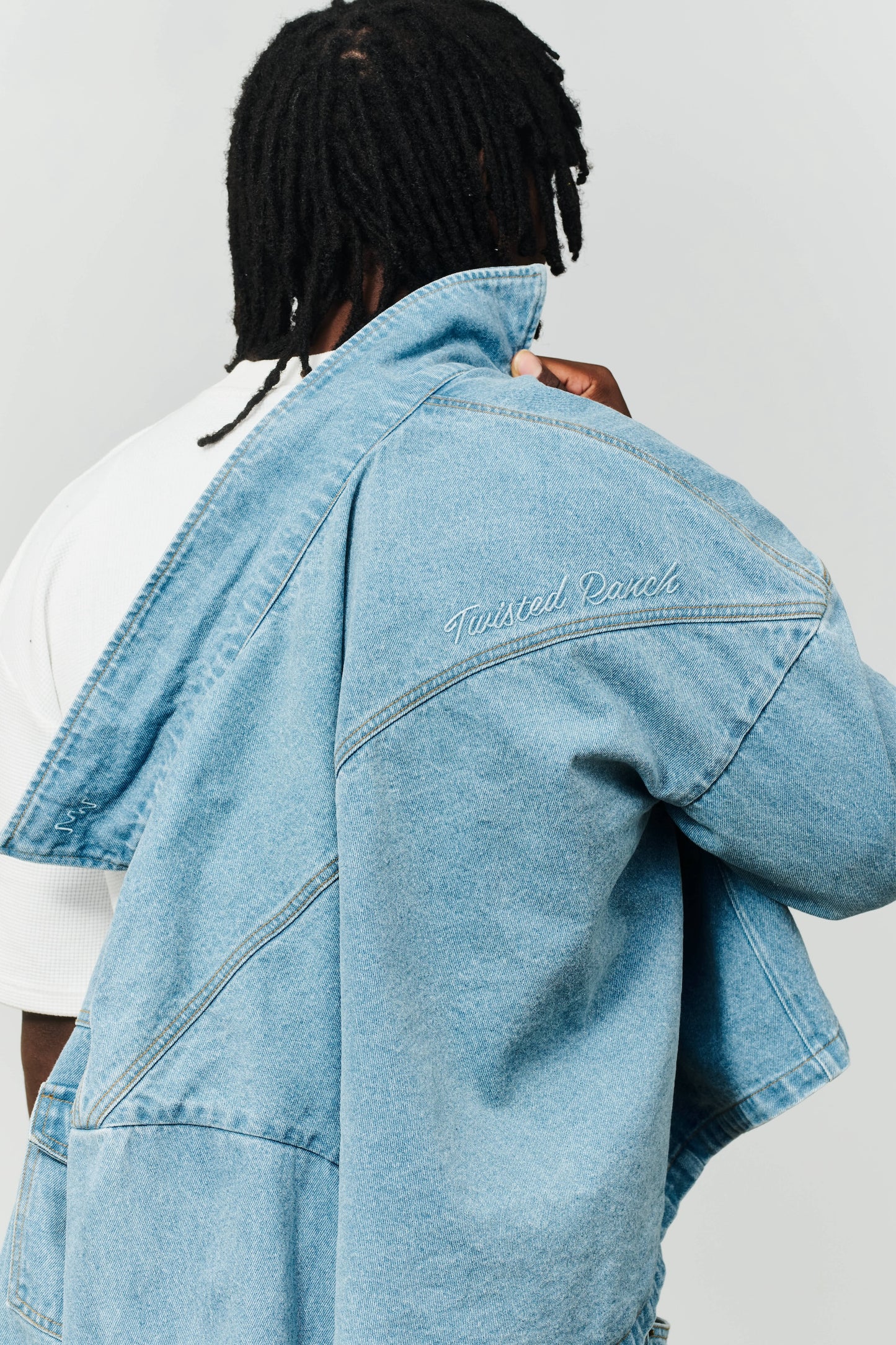 West Denim Jacket - Vintage Blue