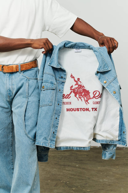 West Denim Jacket - Vintage Blue