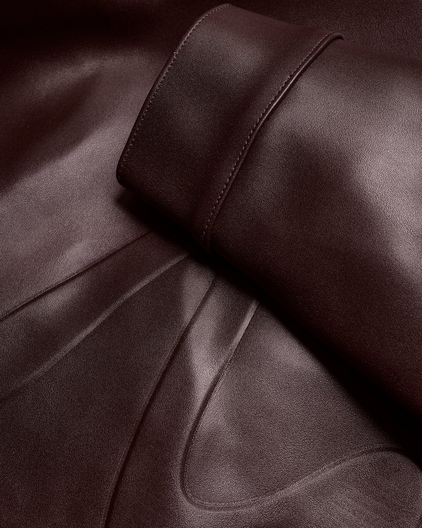721 Vegan Leather Jacket - Coffee