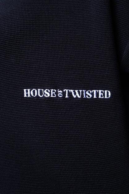 Textured Tee - Black / White