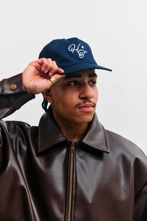 Monogram Cap - Navy