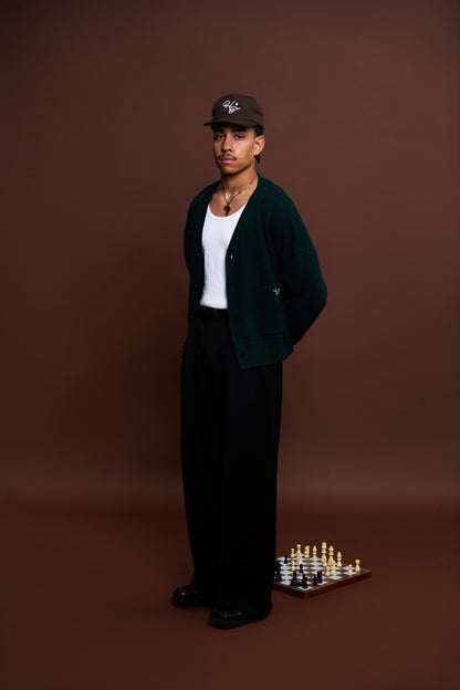Monogram Cap - Coffee